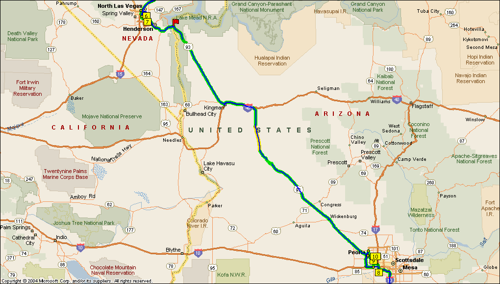 Las Vegas to Peoria